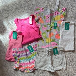 Colorful NWT Garanimals 4T Girls Summer clothing lot